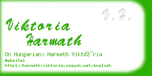 viktoria harmath business card